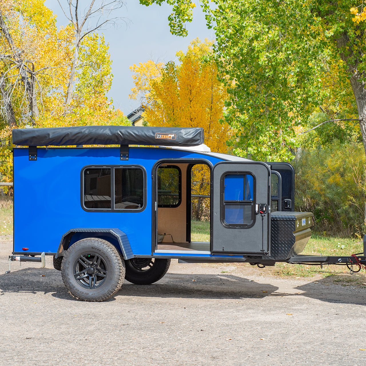 Hiker Trailer | Mid Range - Electric Blue - Loaded With Options!