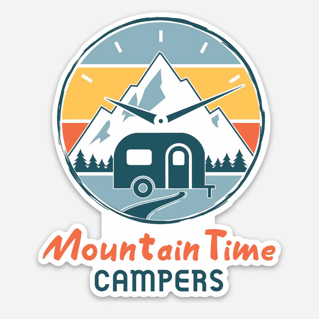 Mountain Time Campers Sticker